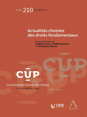 cover image of Actualités choisies des droits fondamentaux